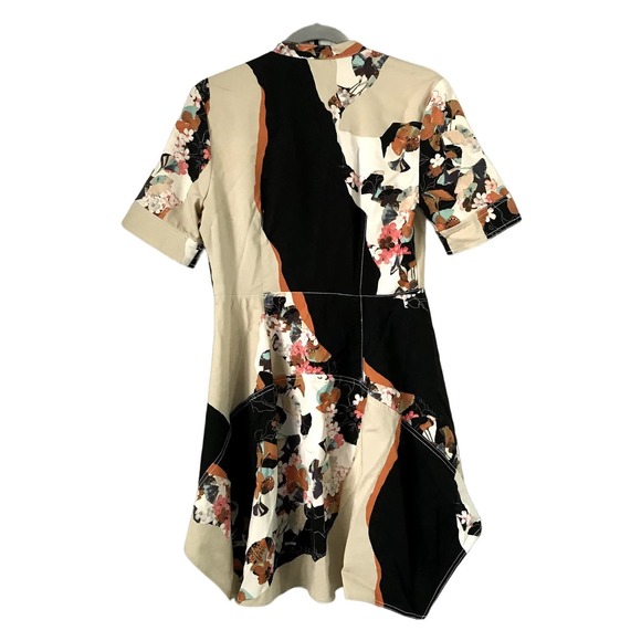 The Floral Zip-Front Shirt Dress - 3.1 Phillip Lim Target EUC Small - Picture 4 of 13